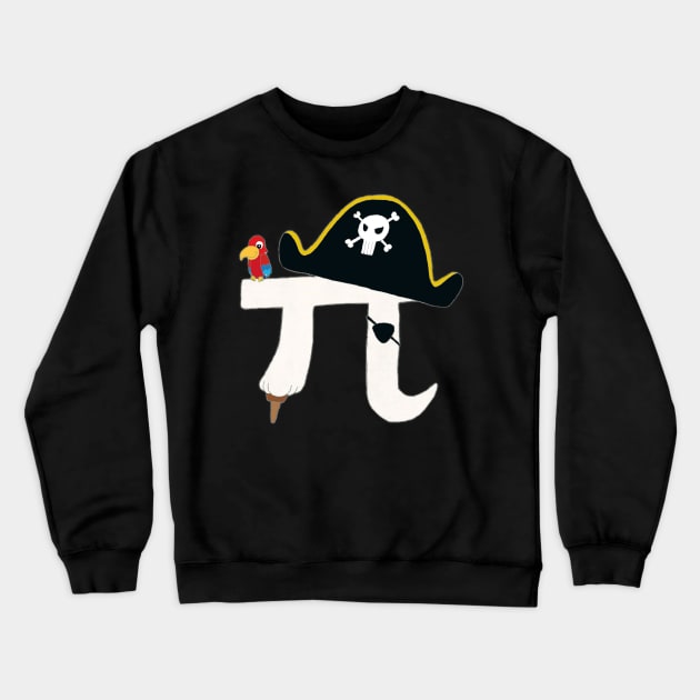 Pi-rate Crewneck Sweatshirt by obmik